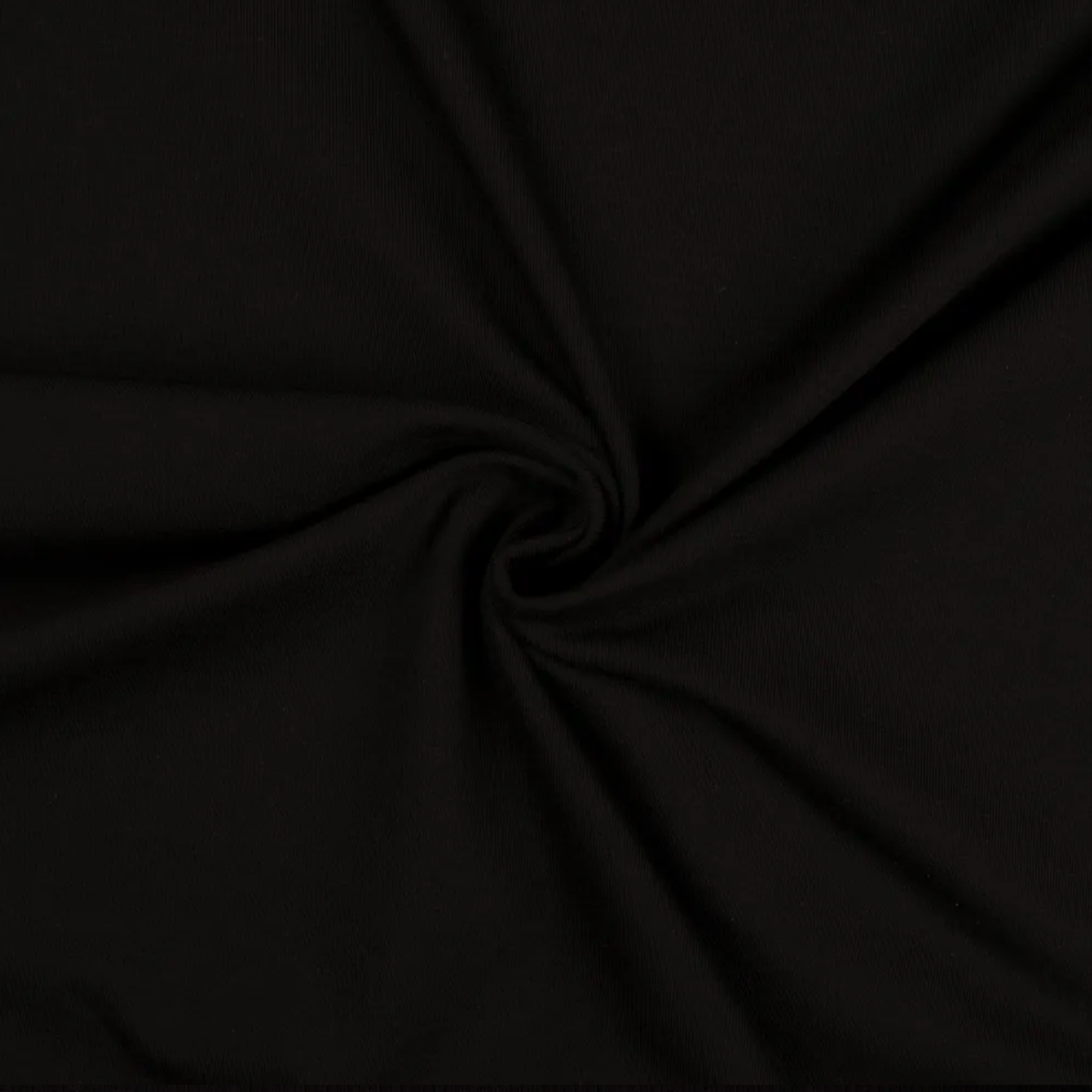 Jersey coton Uni Noir