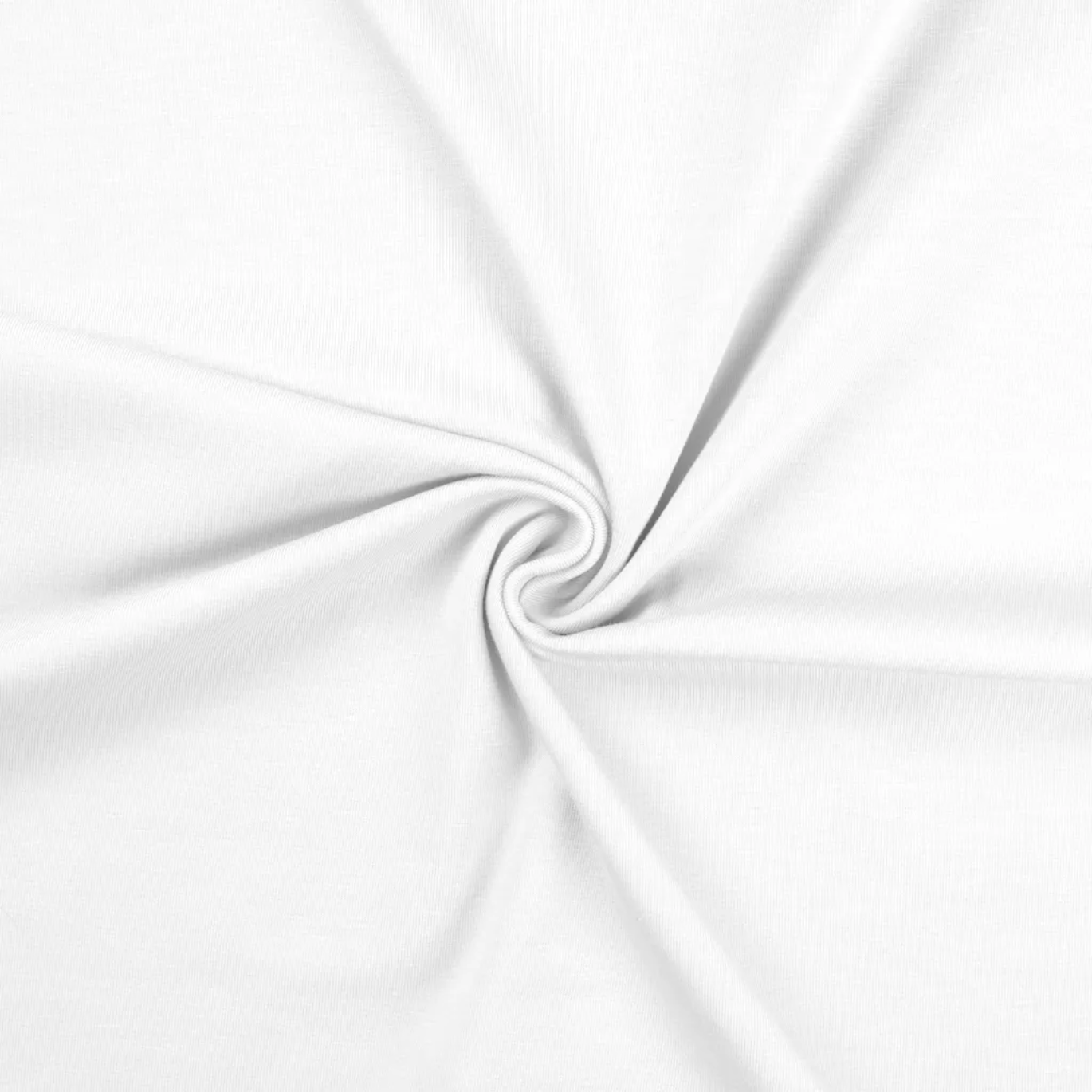 Jersey coton Uni Blanc