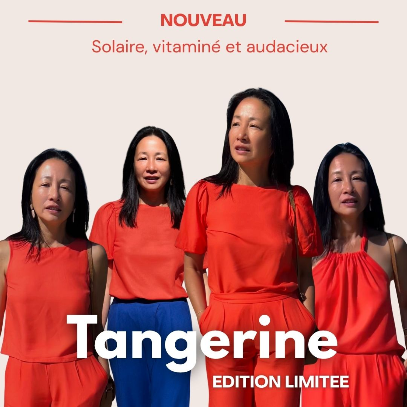 Tissu crêpe viscose Tangerine par My Dress Made - Edition Limitée