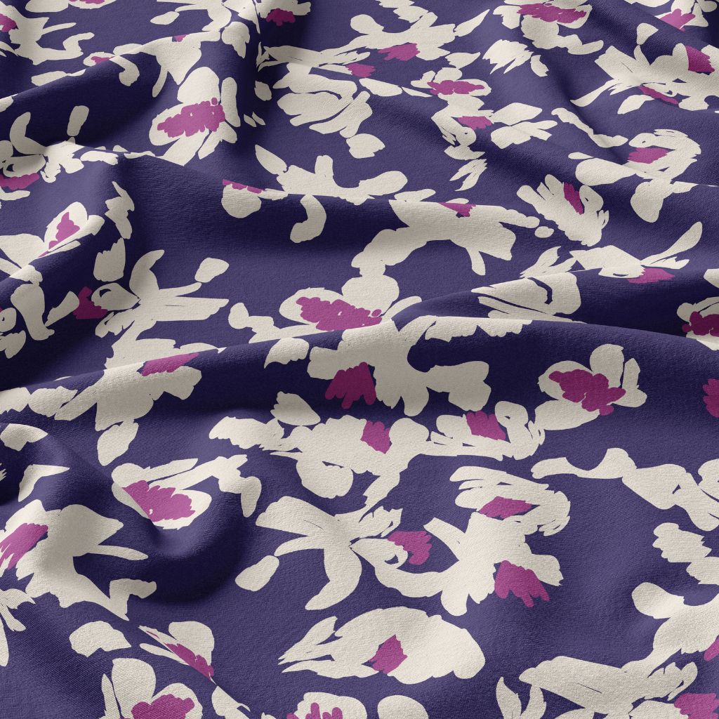 Viscose "Nawi" Bleu et Violet