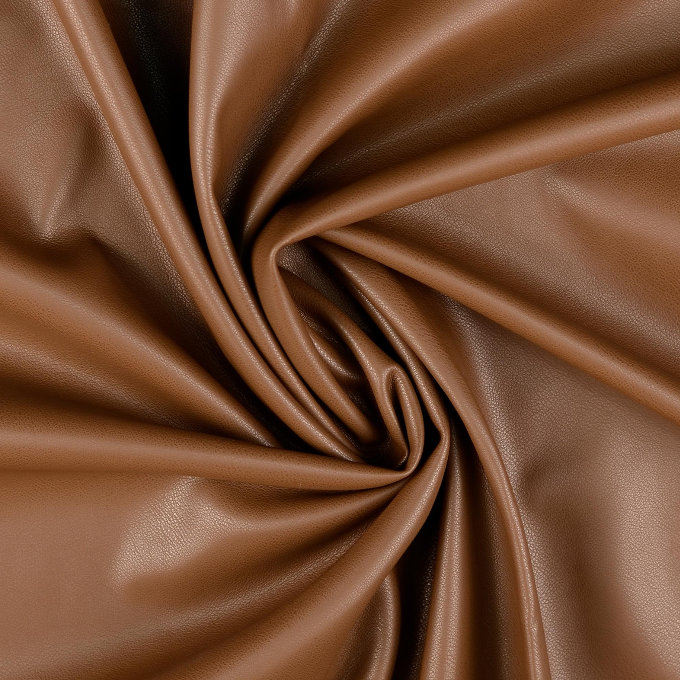 Tissu Simili Cuir Marron Qualité Premium 