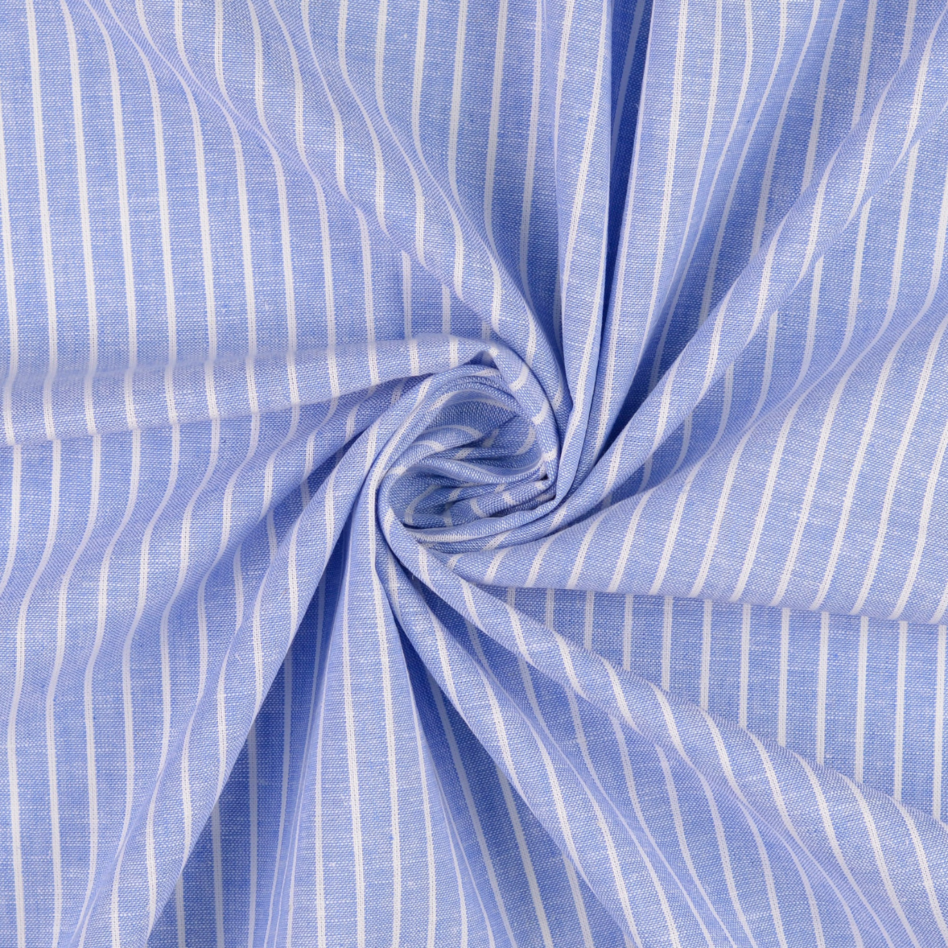 Lin Coton Tissé Bleu Ciel