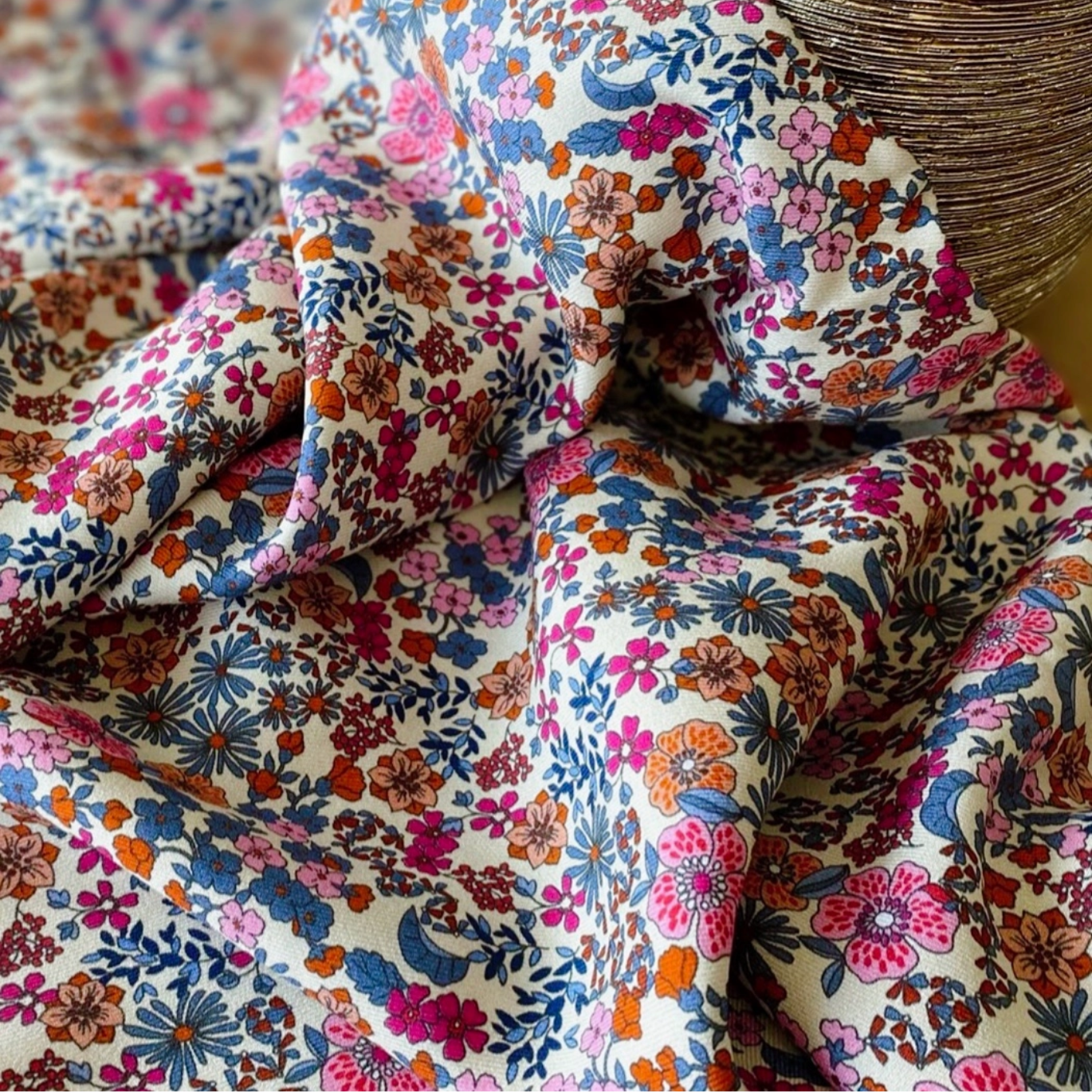 Tissu twill viscose"Serena" par My Dress Made - Imprimé en France