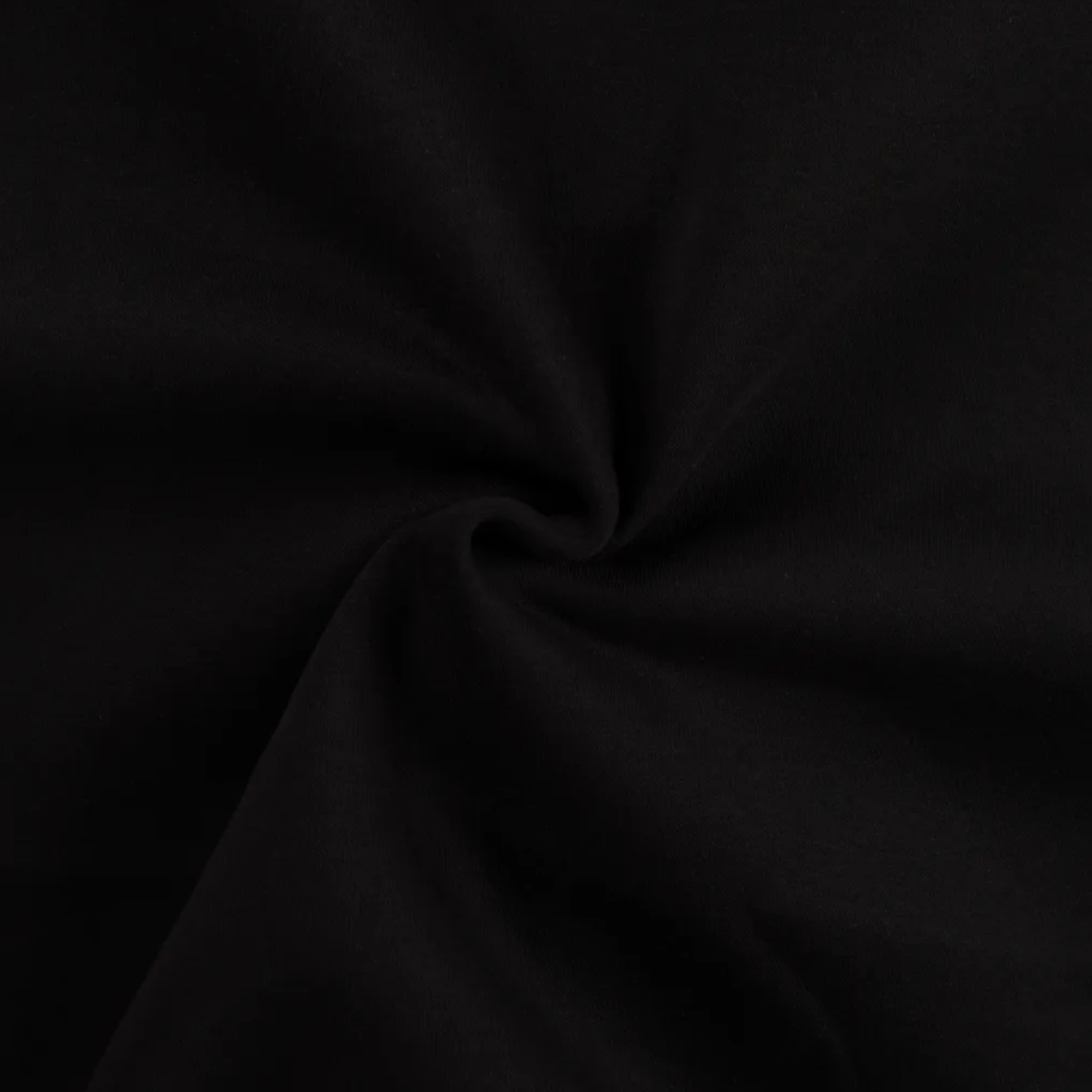 Tissu Molleton Jogging Coton Noir