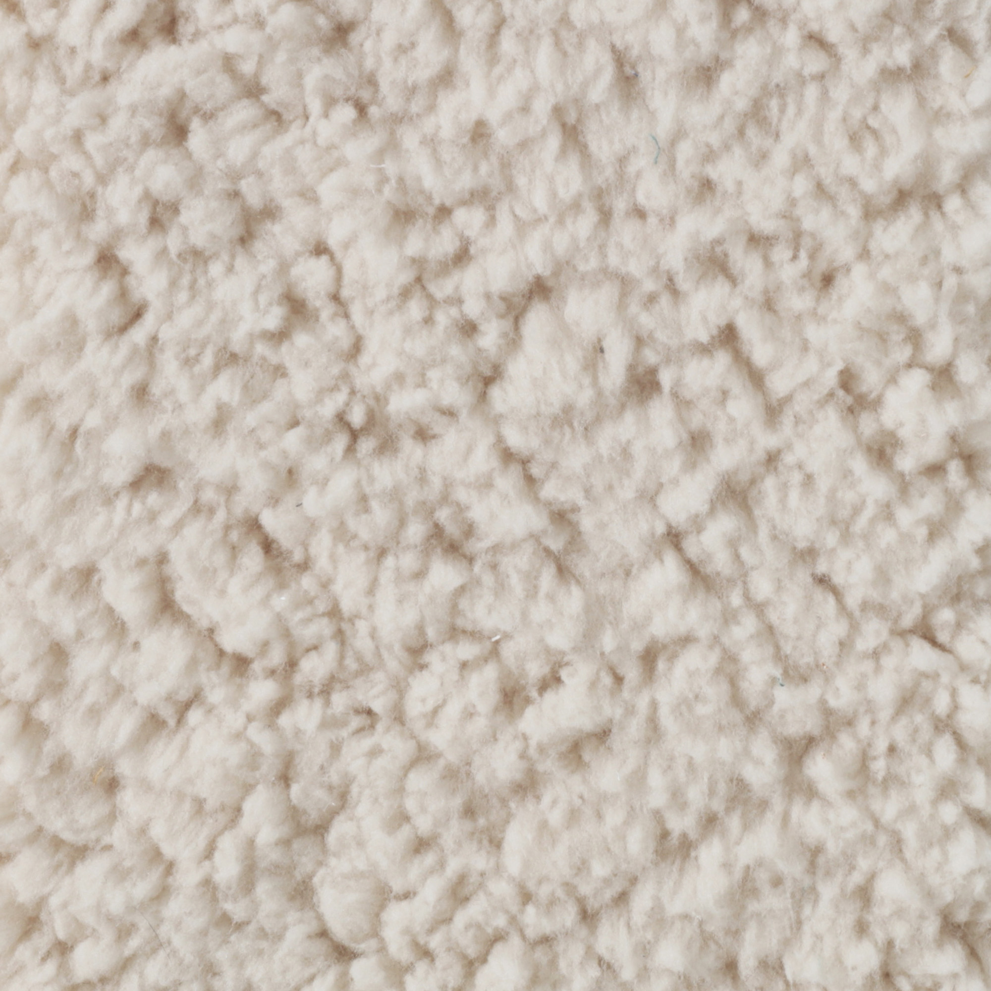 Tissu Sherpa Uni Ecru