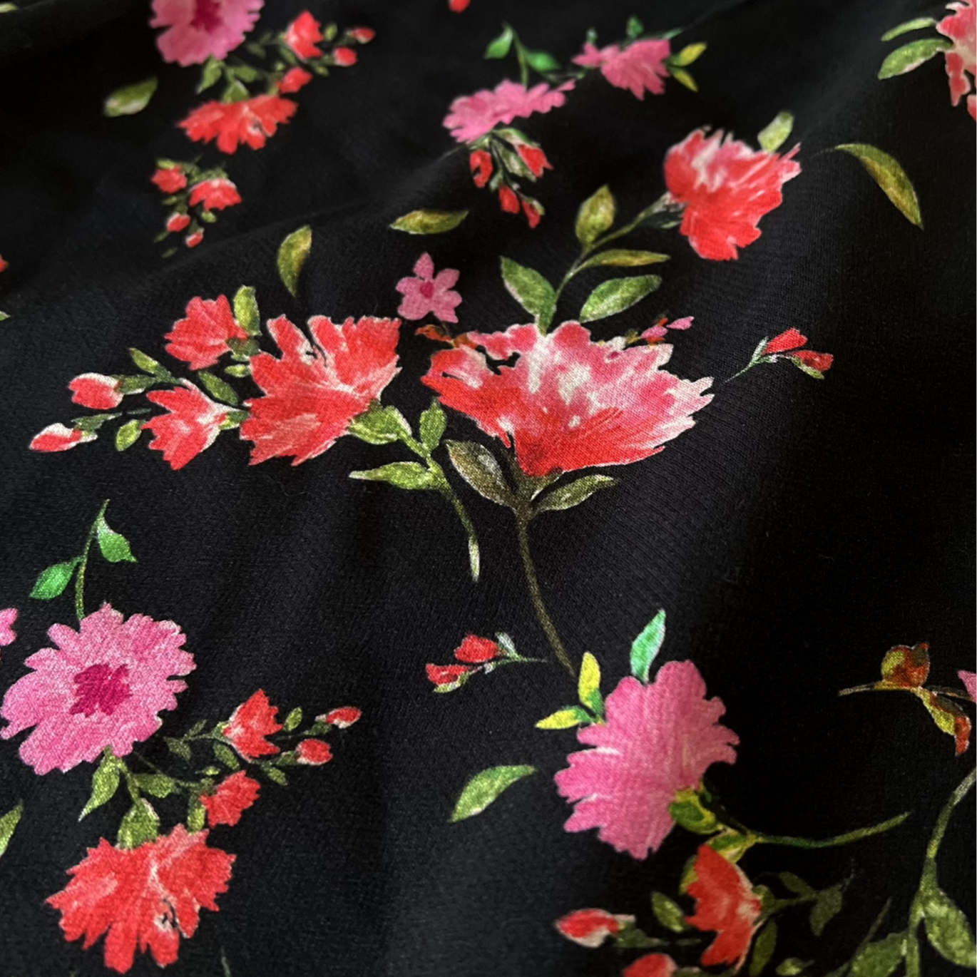 Tissu crêpe de viscose"Ruby" par My Dress Made - Imprimé en France