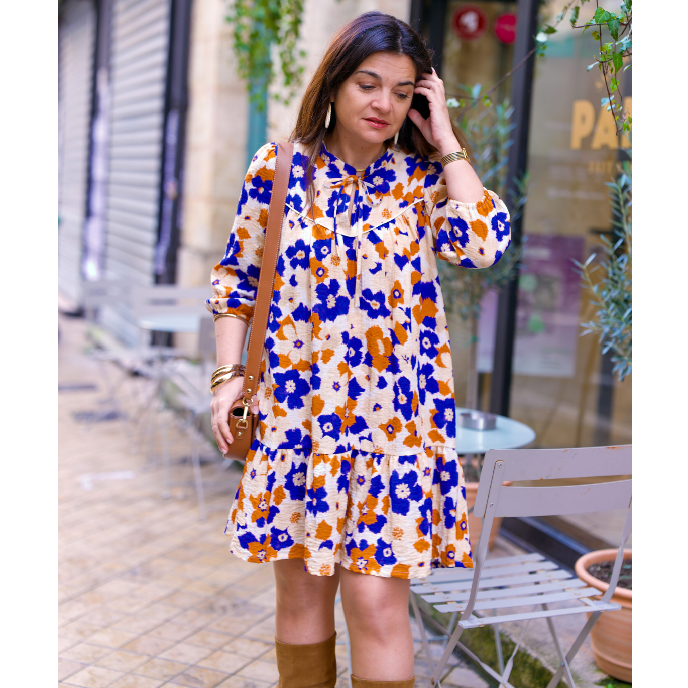 Patron de Blouse Robe Zélie de Clématisse Pattern du 34 au 48