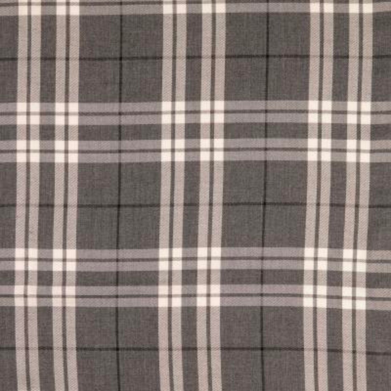 Tissus Viscose A Carreaux Gris 
