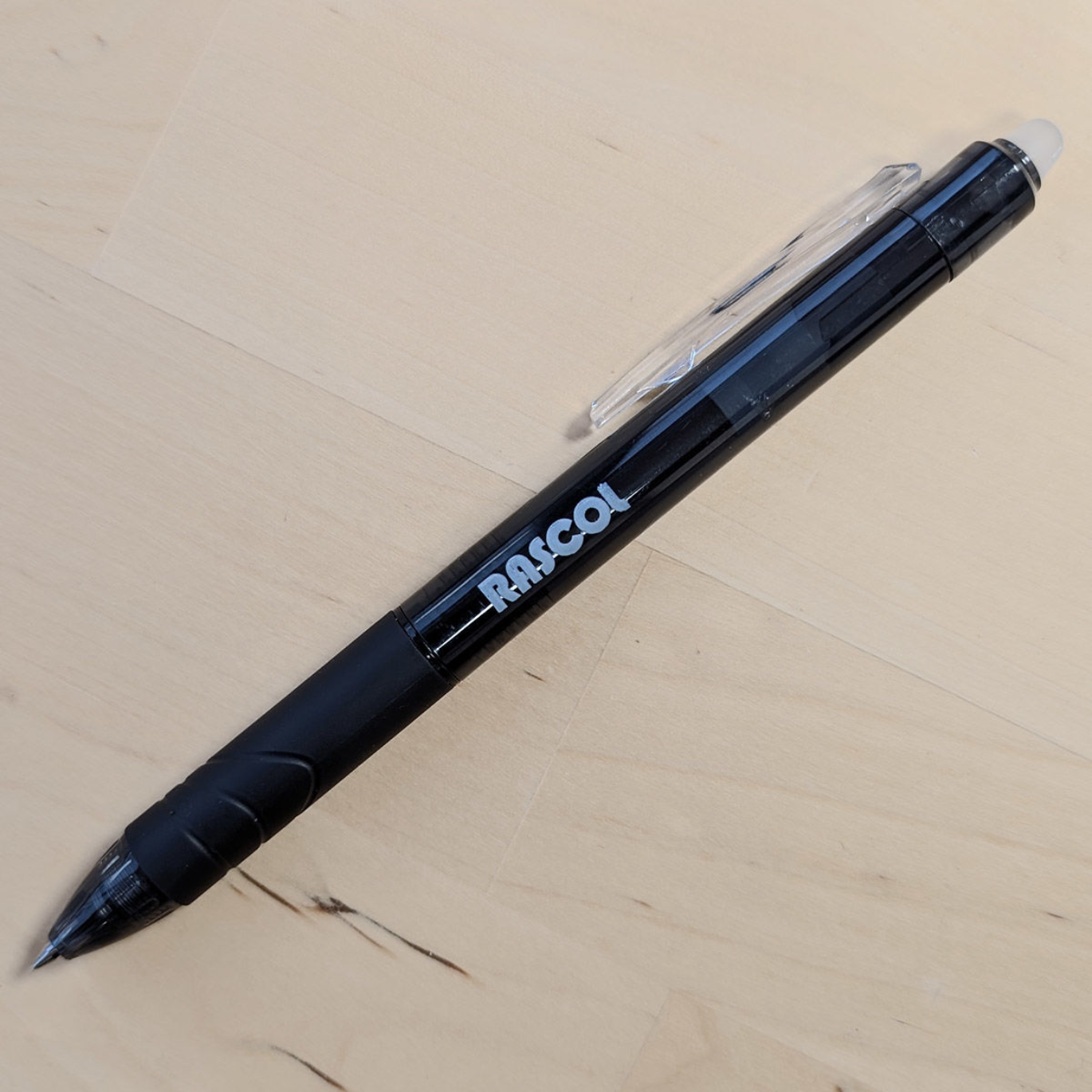  Stylo effaçable à la chaleur noir - Rascol