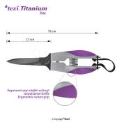 Ciseaux en titane TEXI TITANIUM Ti613 CRAFT - 16 cm
