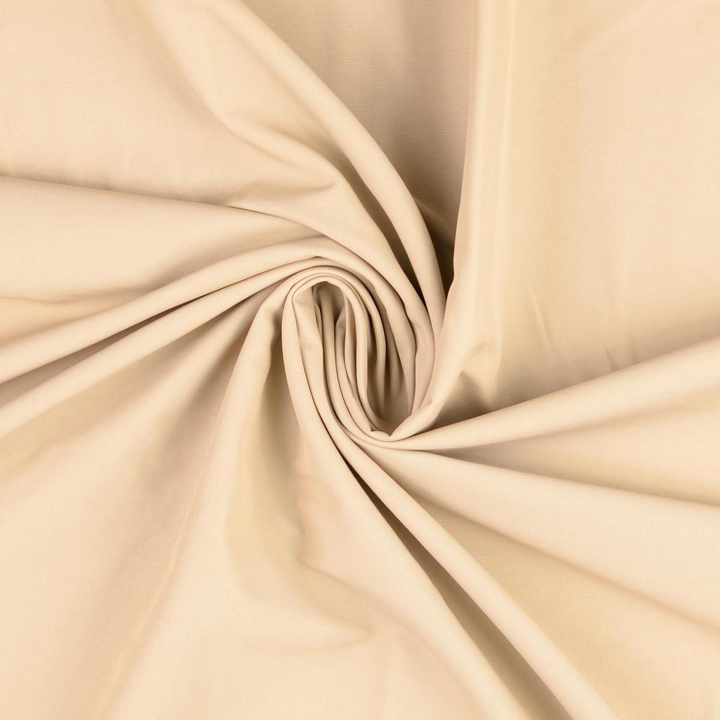 Tissu trench coton déperlant sable