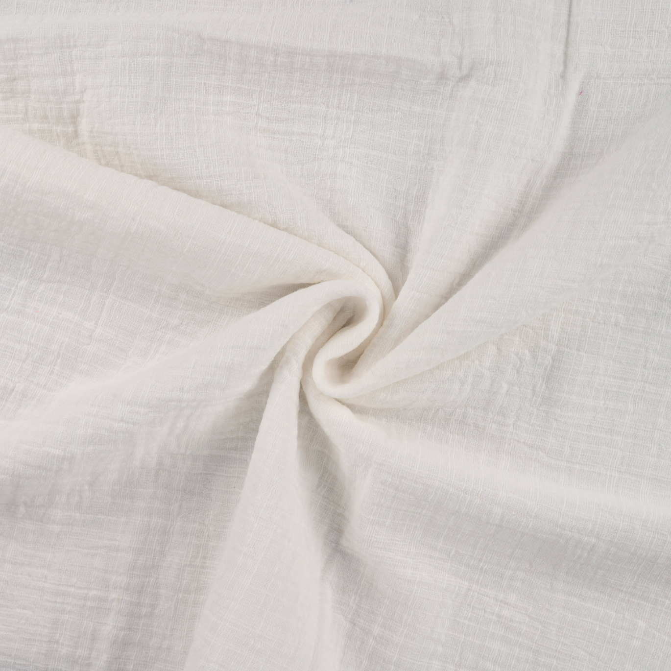 Tissu Coton Bambino Slub Ecru