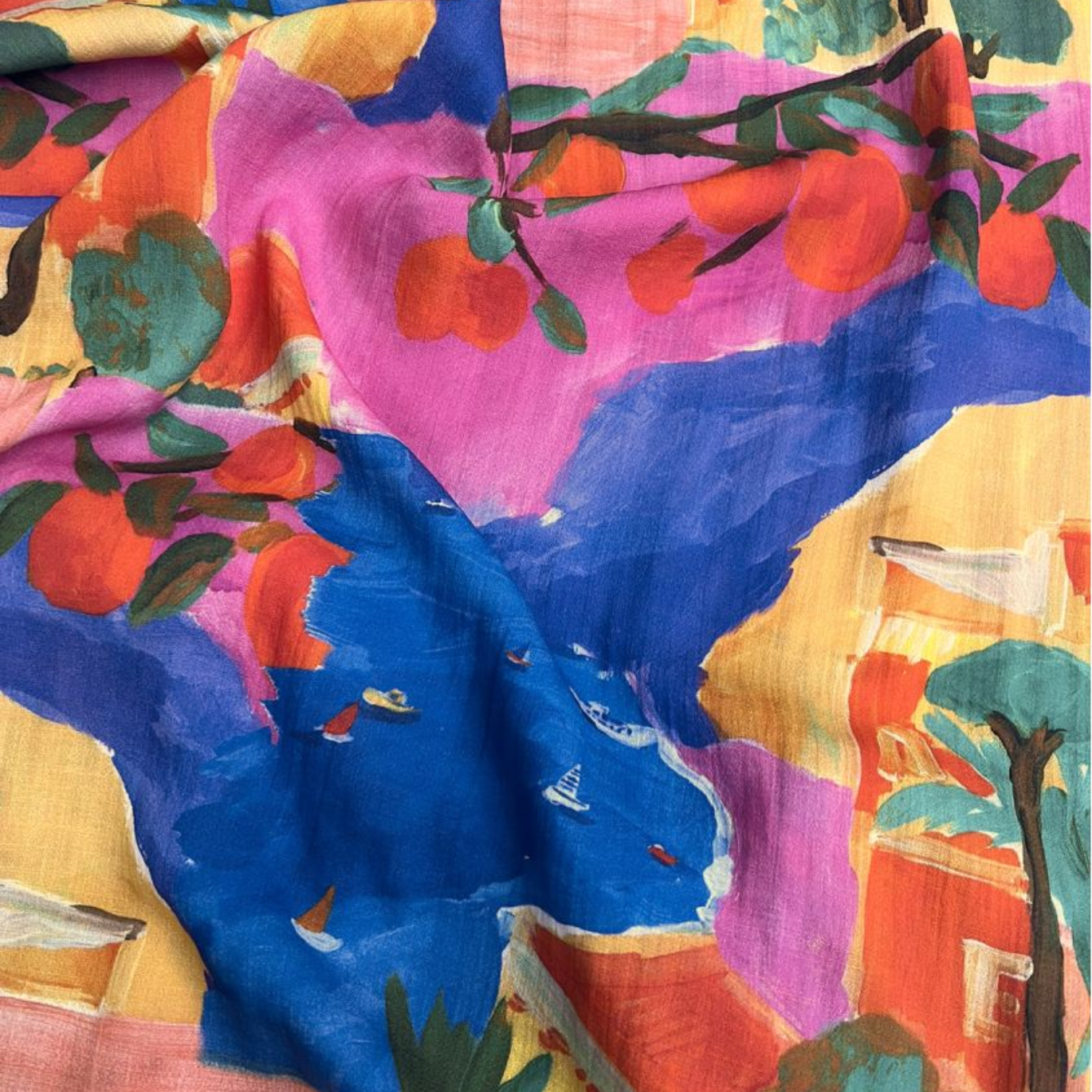 Tissu Crêpe de Viscose "Capri" par Cousette