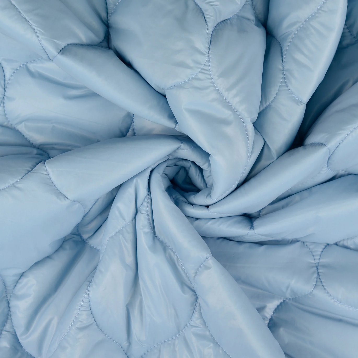 Tissu Matelassé Doudoune Uni Léonie Bleu Ciel