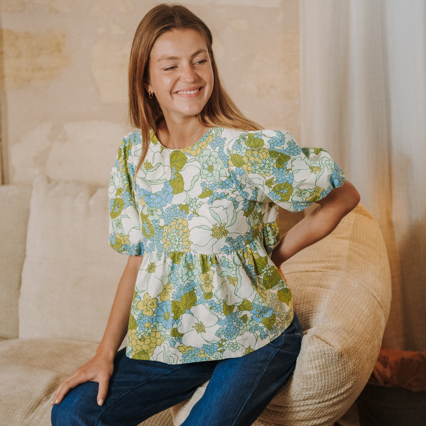 Patron Blouse et Robe  "Chloé" de Maéli Paris du 34 au 52