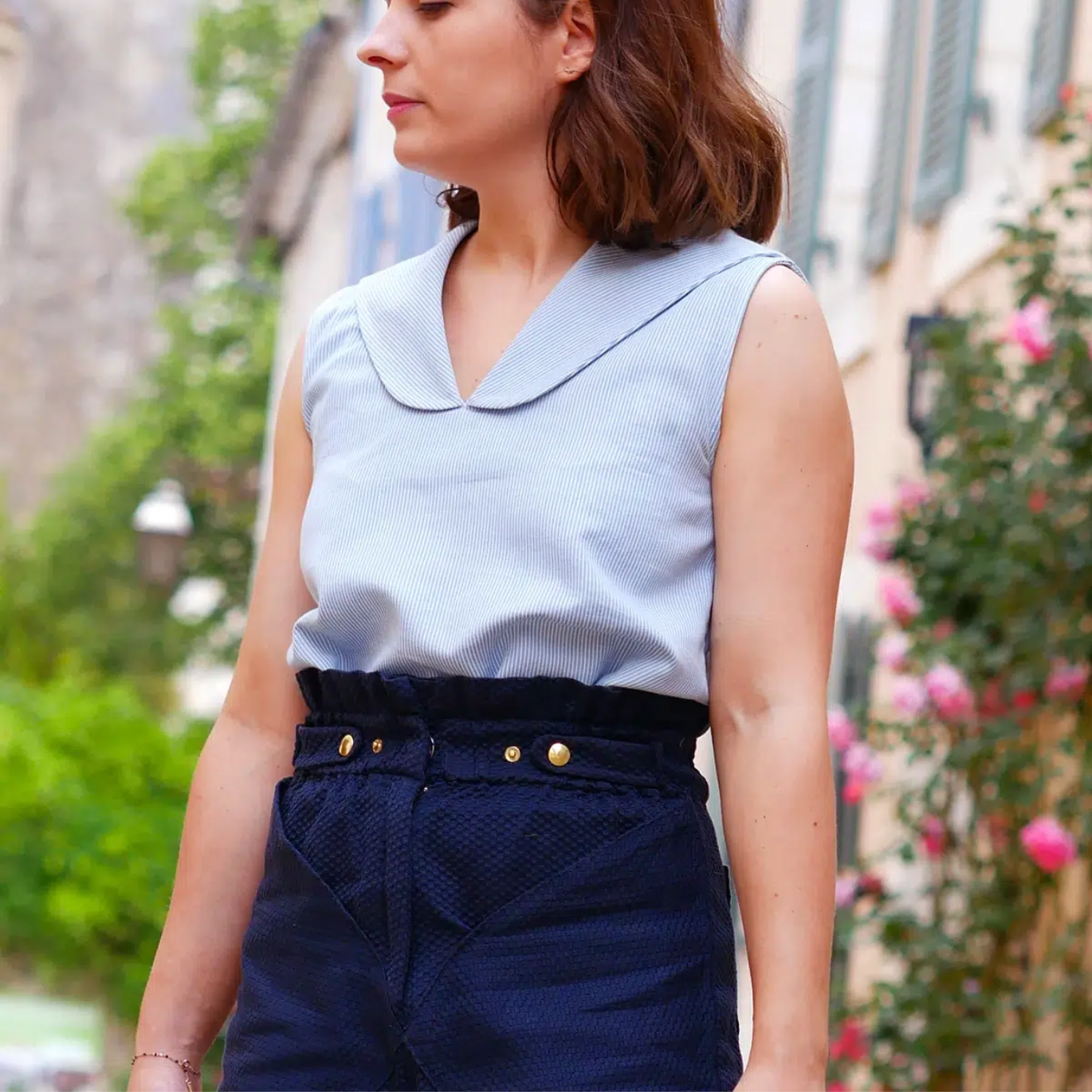 Patron de Blouse Bari de Ancéa Paris du 34 au 48