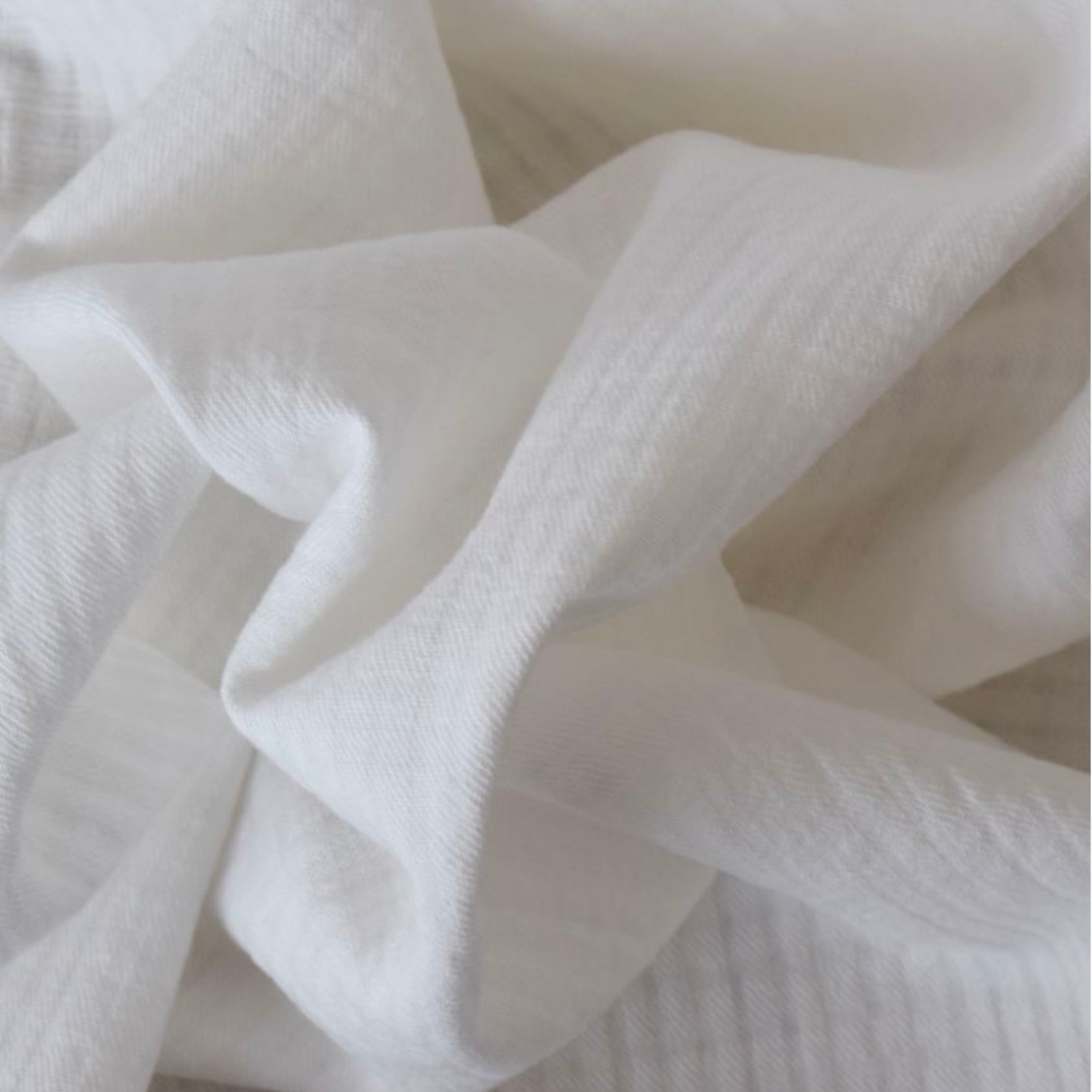 Tissu coton Square Off White par Cousette