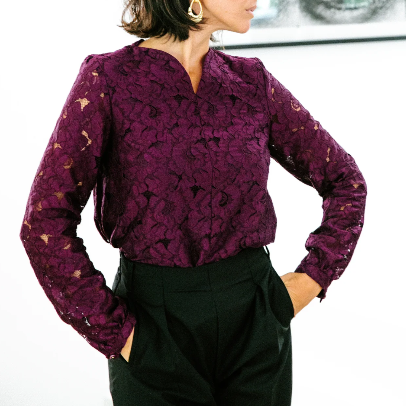 Patron de Blouse Volata de Maison Fauve du 34 au 52