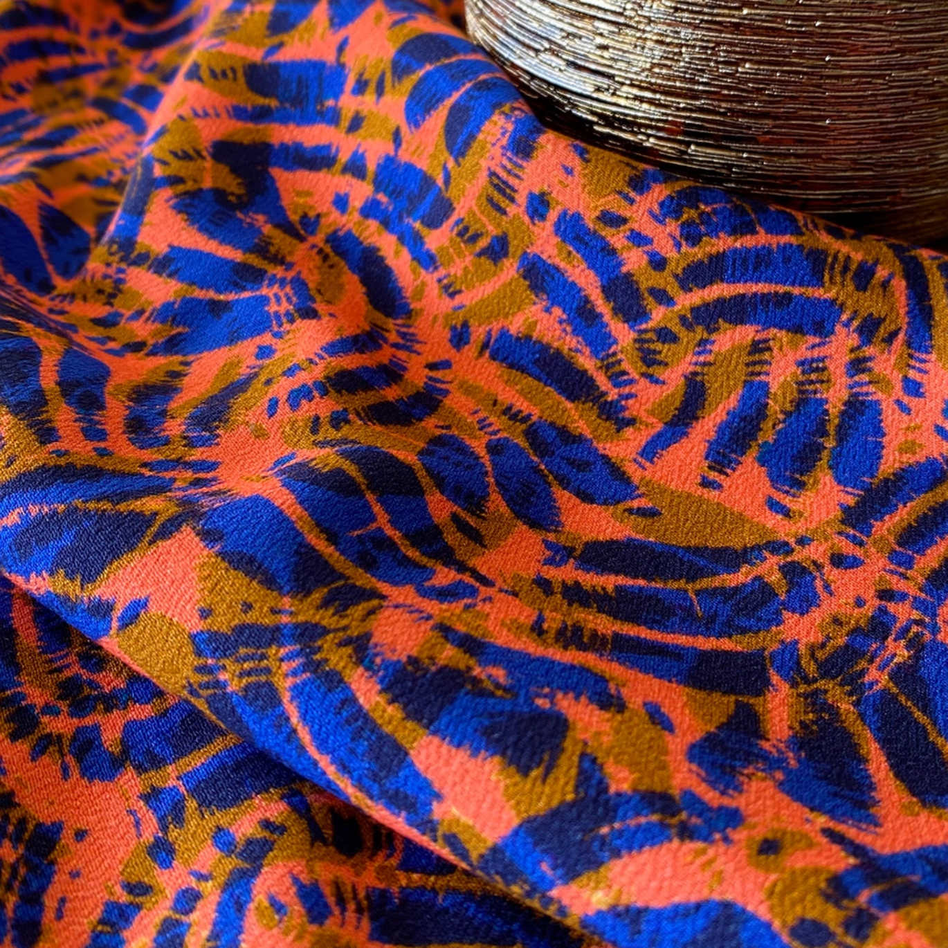 Tissu Crêpe de viscose "Savana" par My Dress Made - Imprimé en France