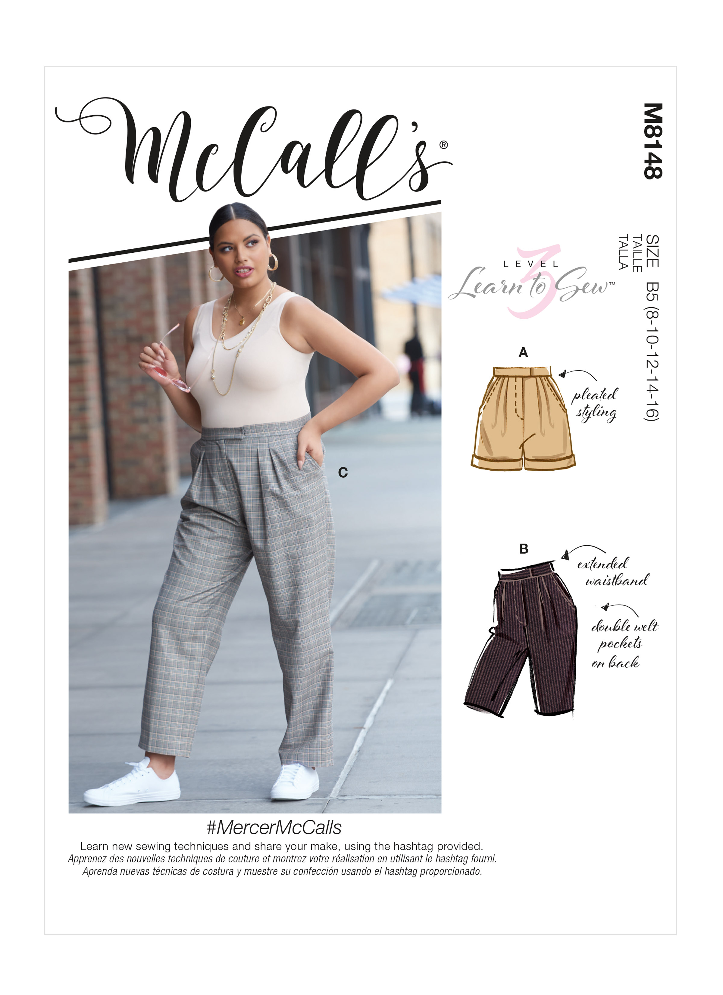 Patron de pantalon & short - McCall's #M8148