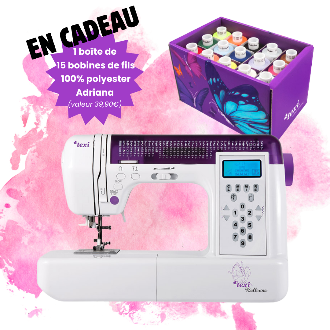 Machine à coudre électronique Texi Ballerina