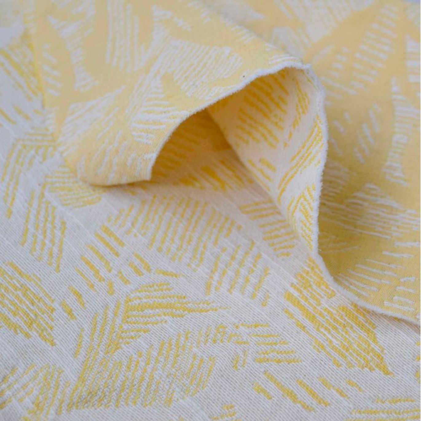 Tissu jacquard Cousette "Summer Shade" Soleil