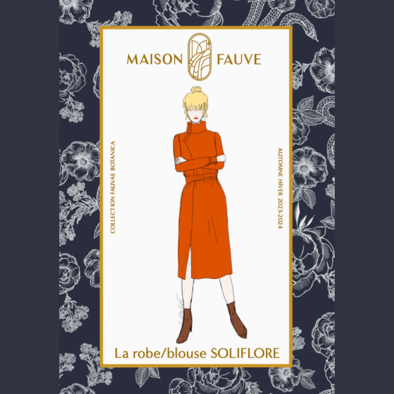 Patron de robe-blouse Soliflore de Maison Fauve du 34 au 52