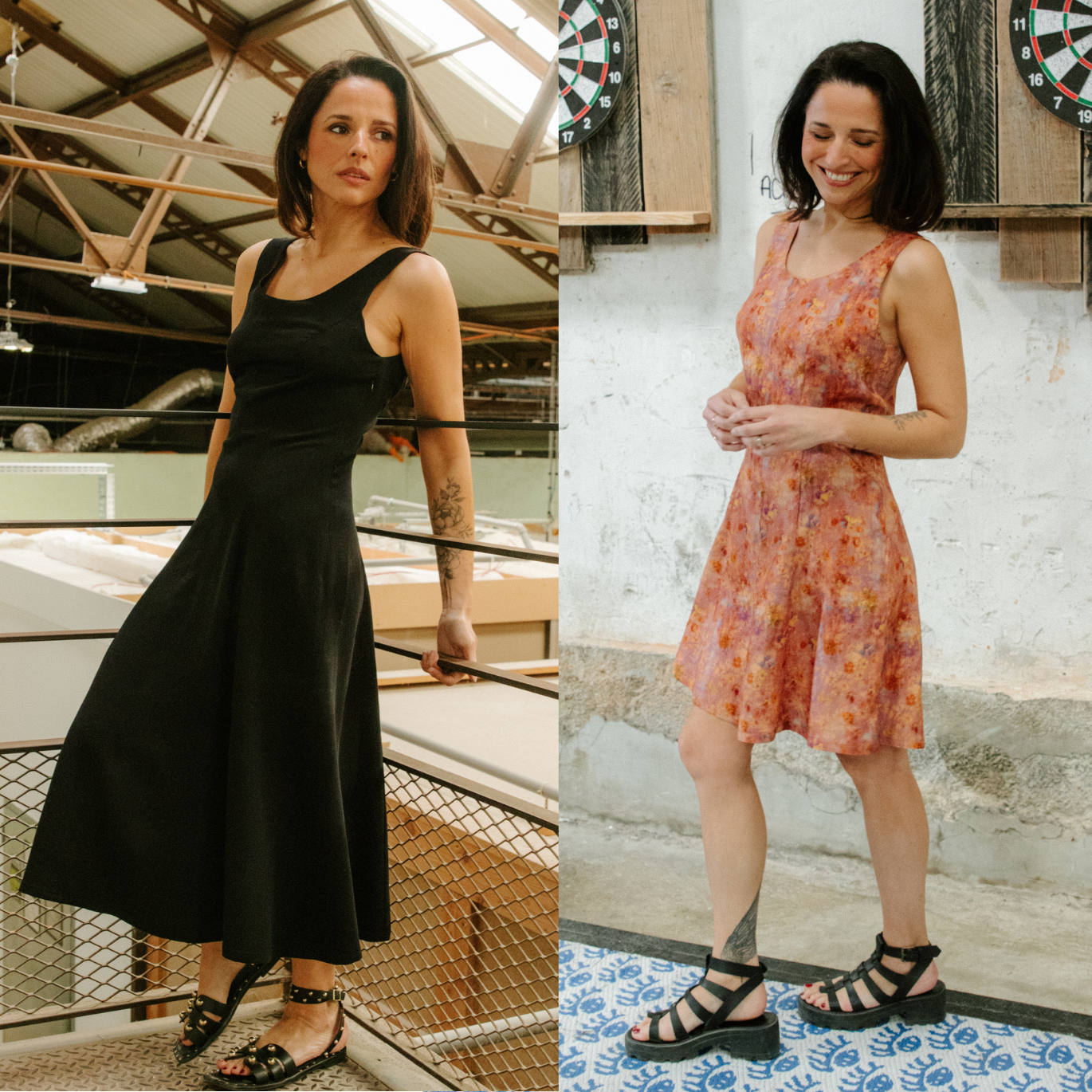 Patron de robe "Linger" de Maison Fauve du 34 au 52