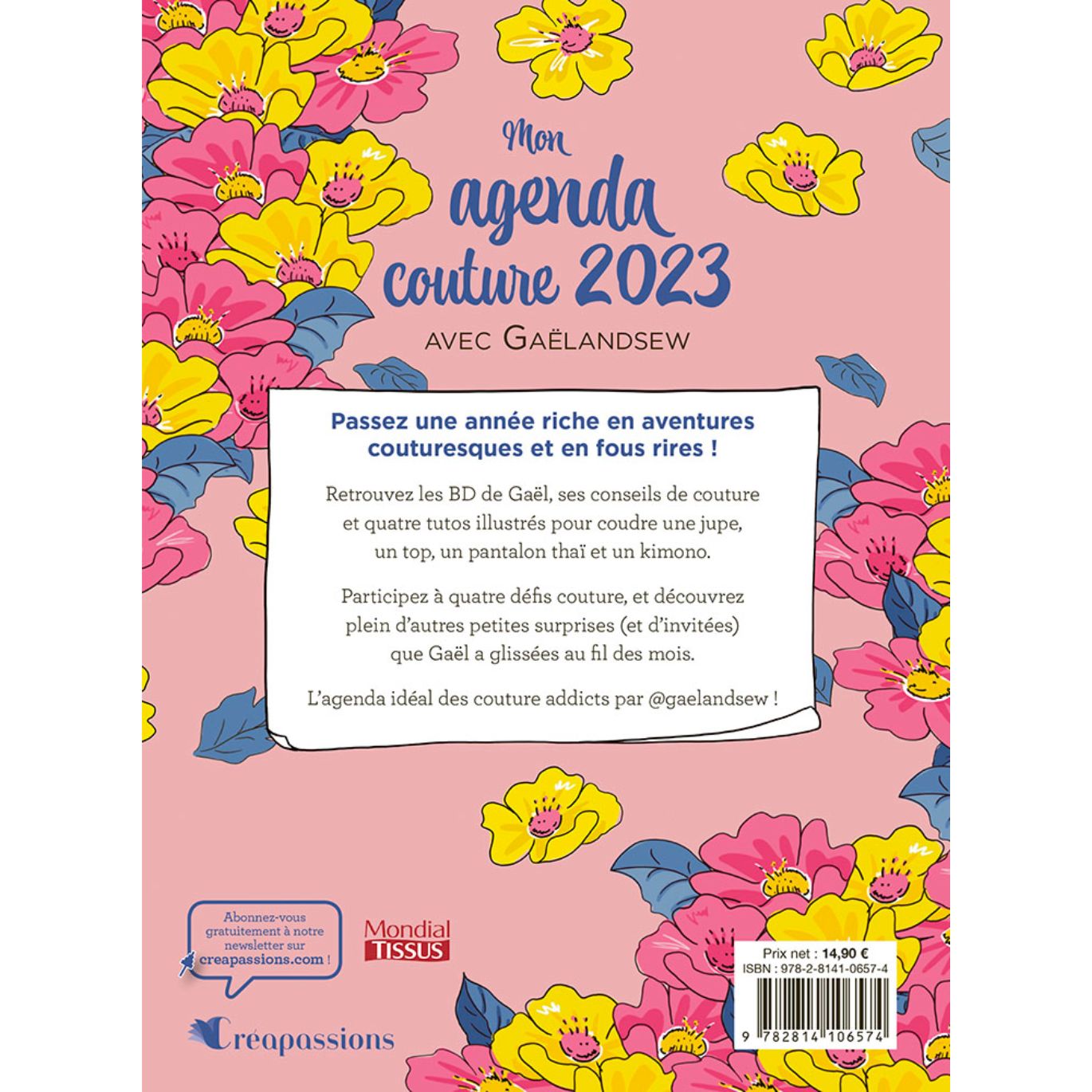 Livre Agenda Couture 2023 Gaël Cuvier par Gaël CUVIER
