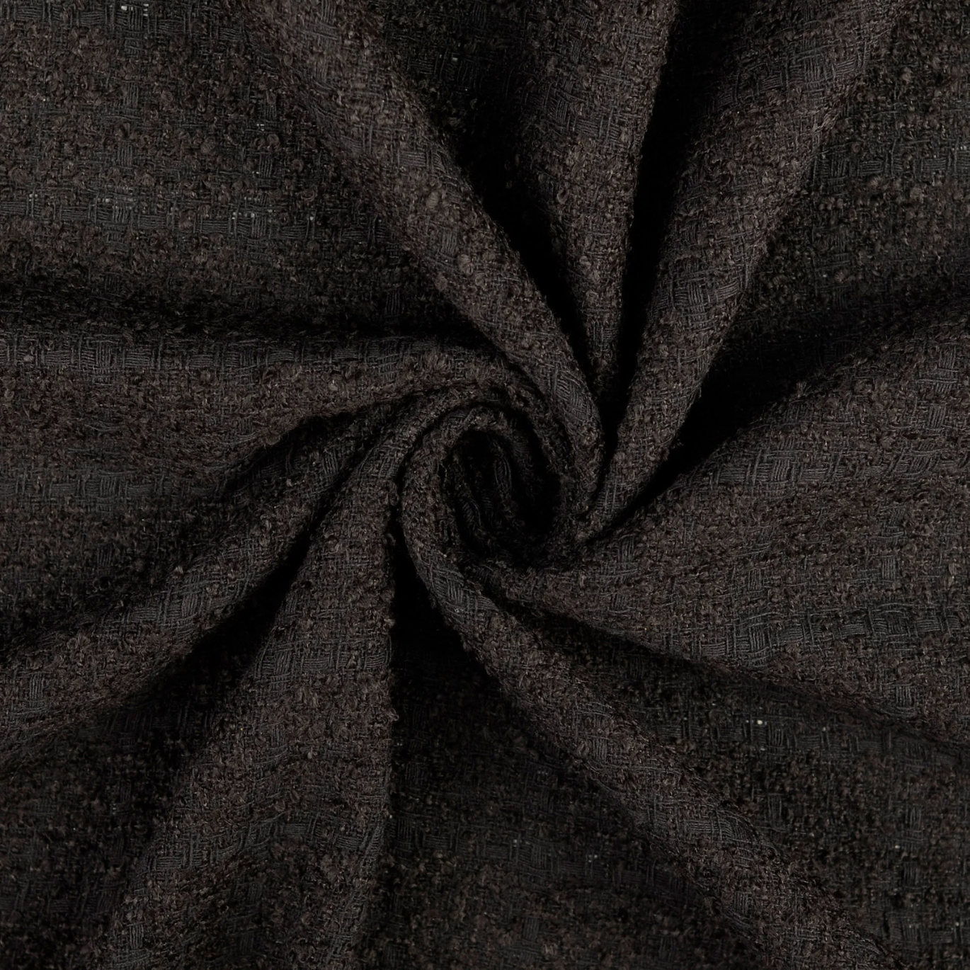 Tissu Tweed Adrien Noir