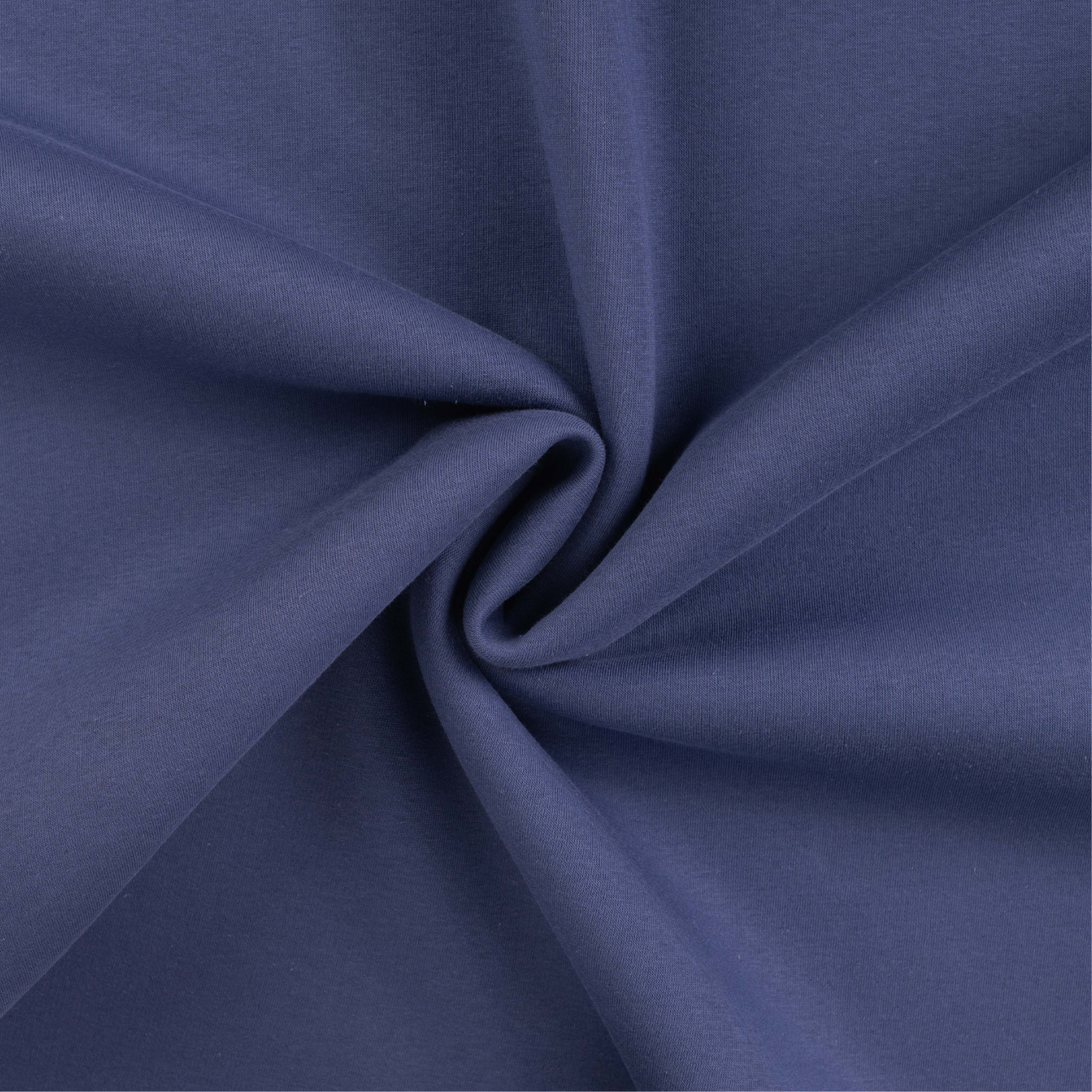 Tissu Molleton Jogging Coton Bleu Marine Clair