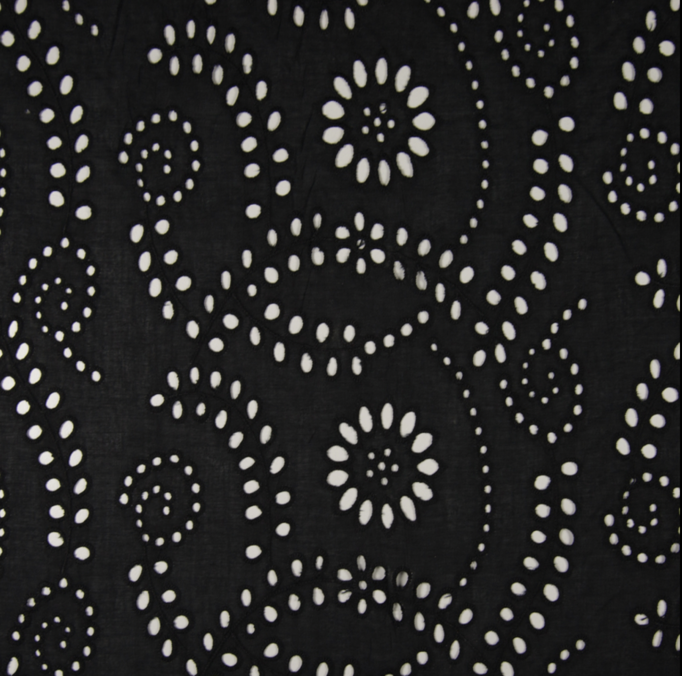 Broderie Anglaise NOIRE
