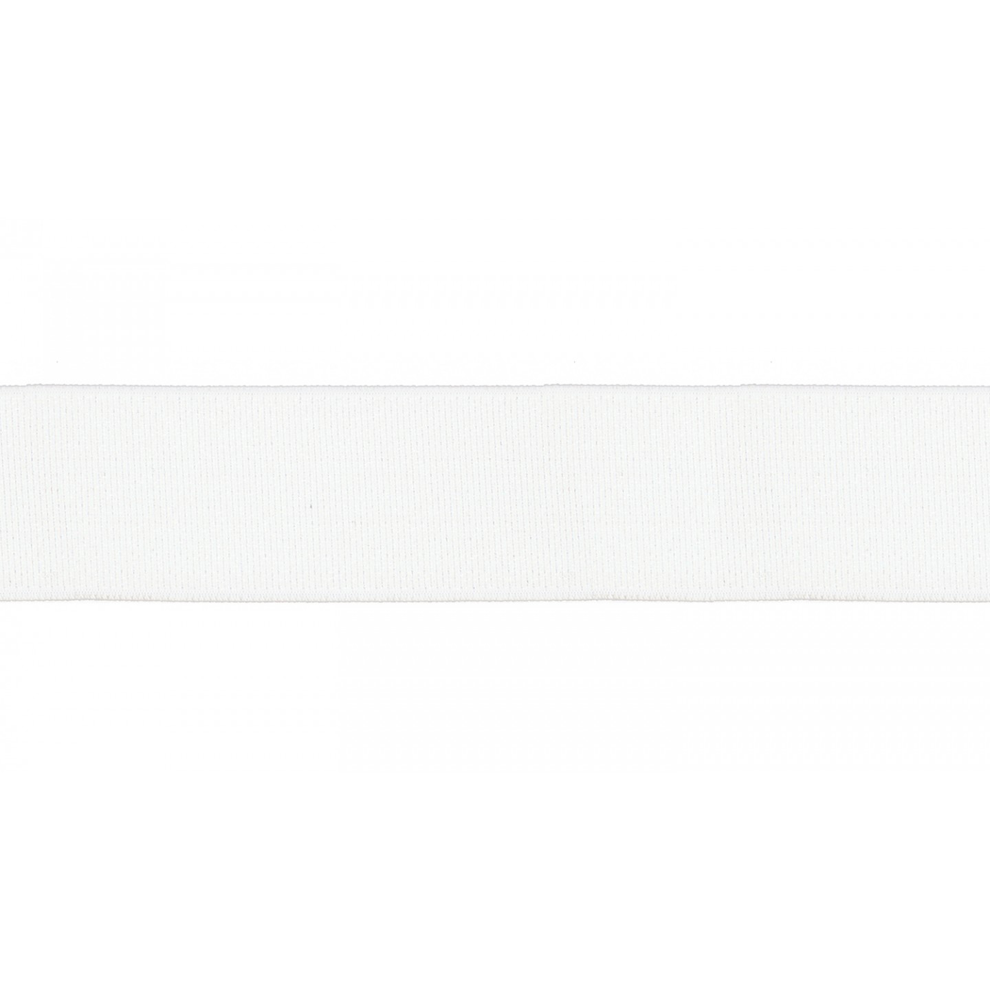 Elastique Blanc Lurex - 40 mm x 1m
