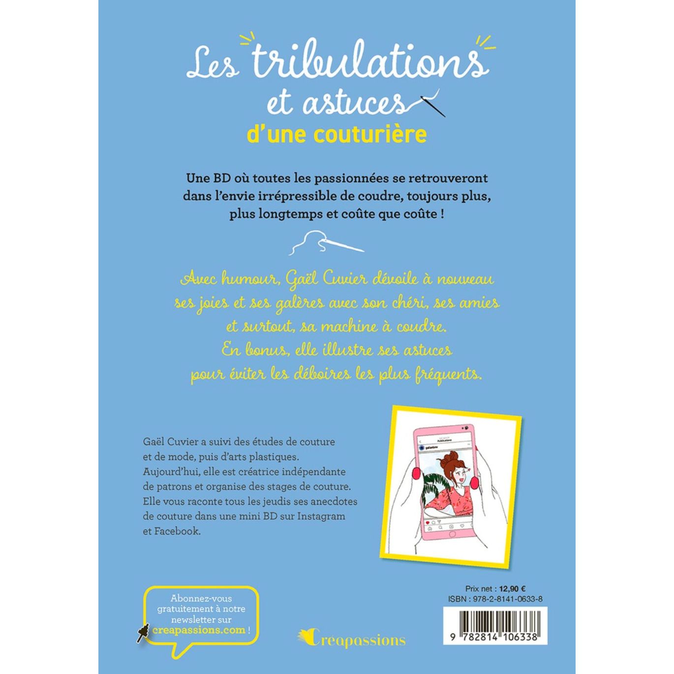Livre Les tribulations et astuces d’une couturière (vol. 2) par Gaël CUVIER