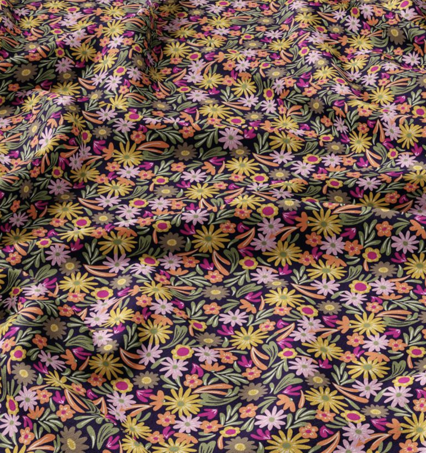 Viscose "Samfa" Rose/ Orange