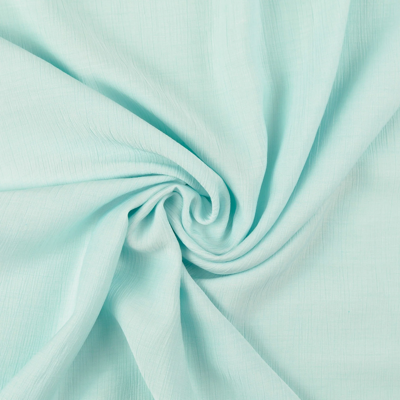 Viscose froissée menthe