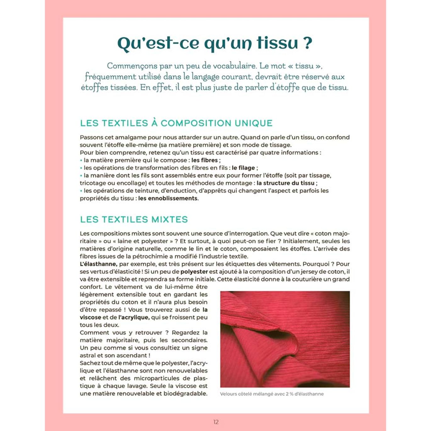 Livre Le guide des tissus par Clémentine LUBIN