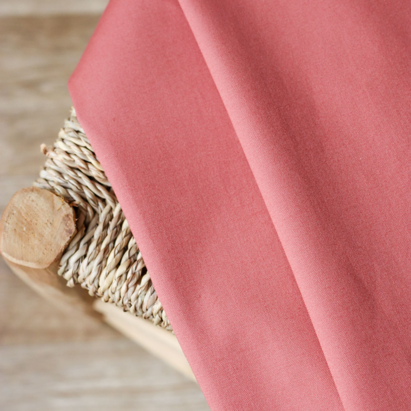 Tissus Gabardine Stretch Vieux Rose de Lise Tailor
