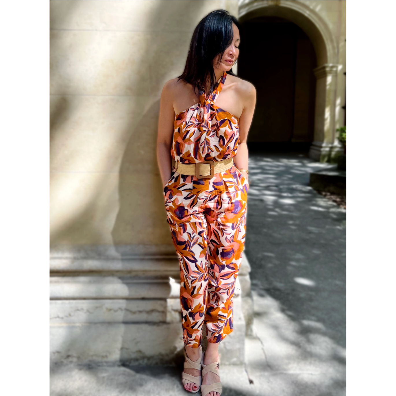 Tissu Crêpe de viscose "Aurora" par My Dress Made - Imprimé en France