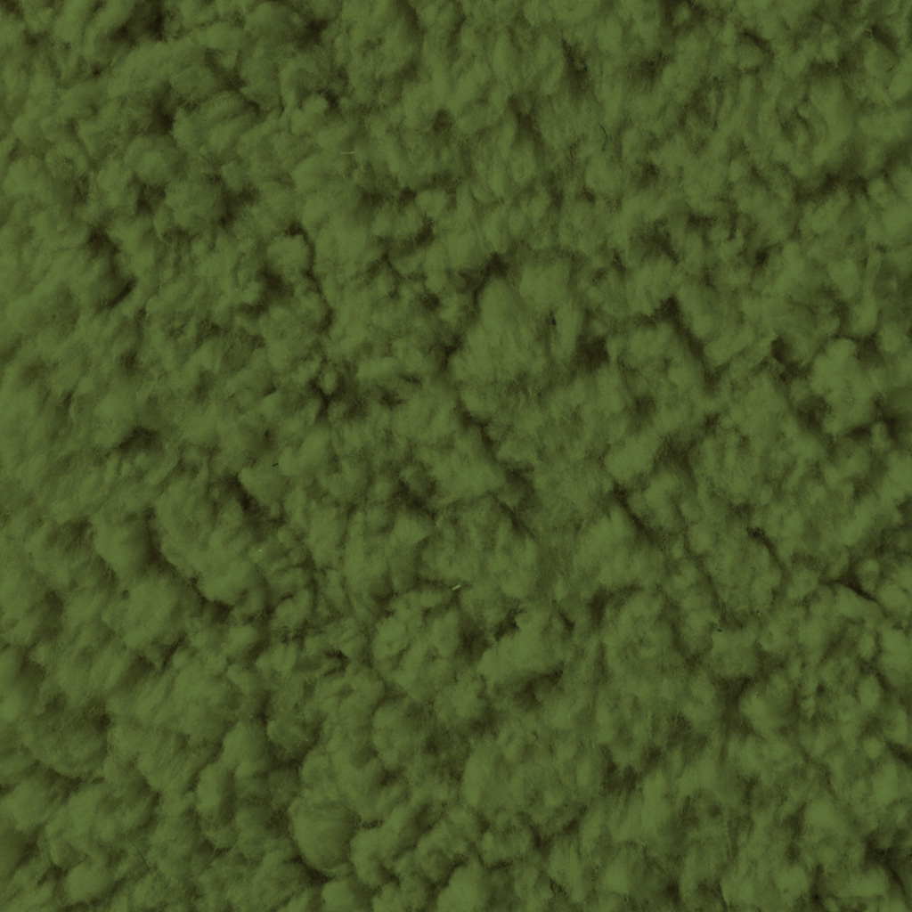 Tissu Sherpa Uni Fougère