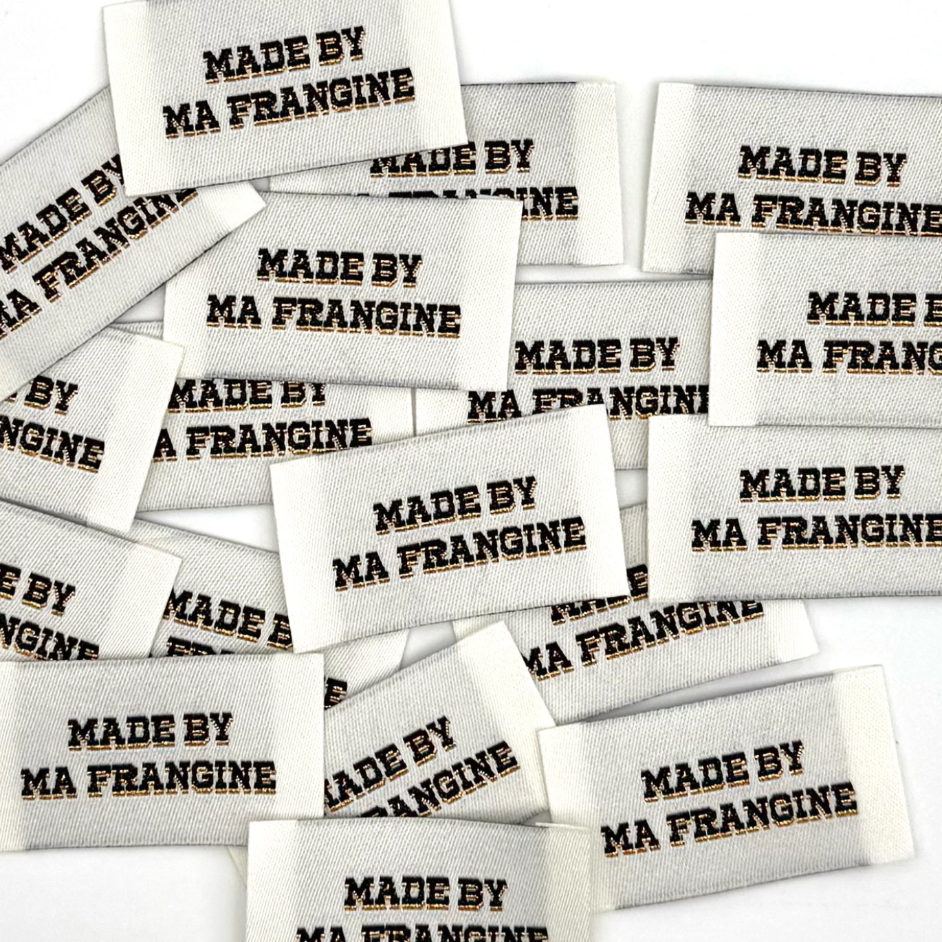 Étiquette à coudre "Made By Ma Frangine" 