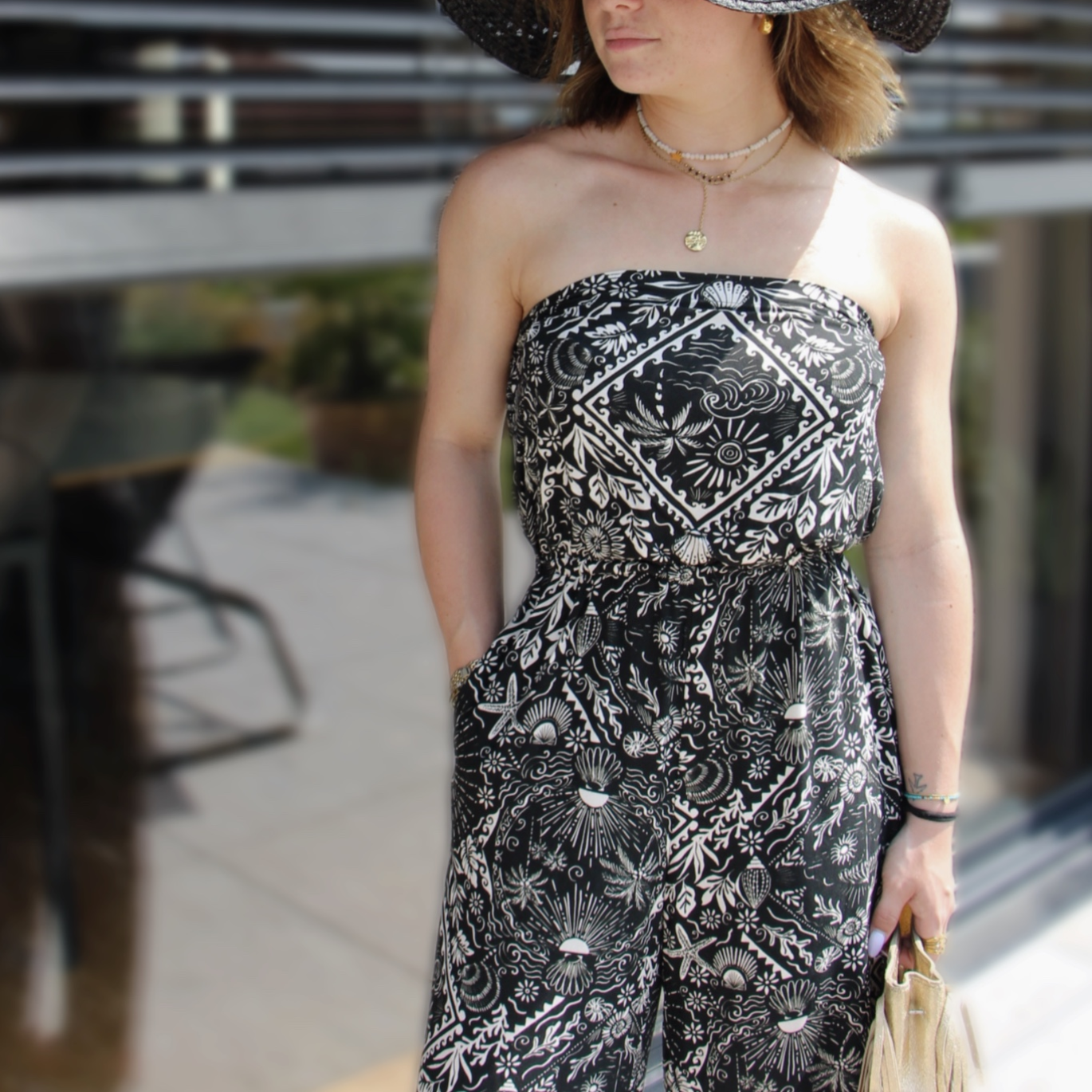 Tissu Crêpe de viscose "Saona" par My Dress Made - Imprimé en France