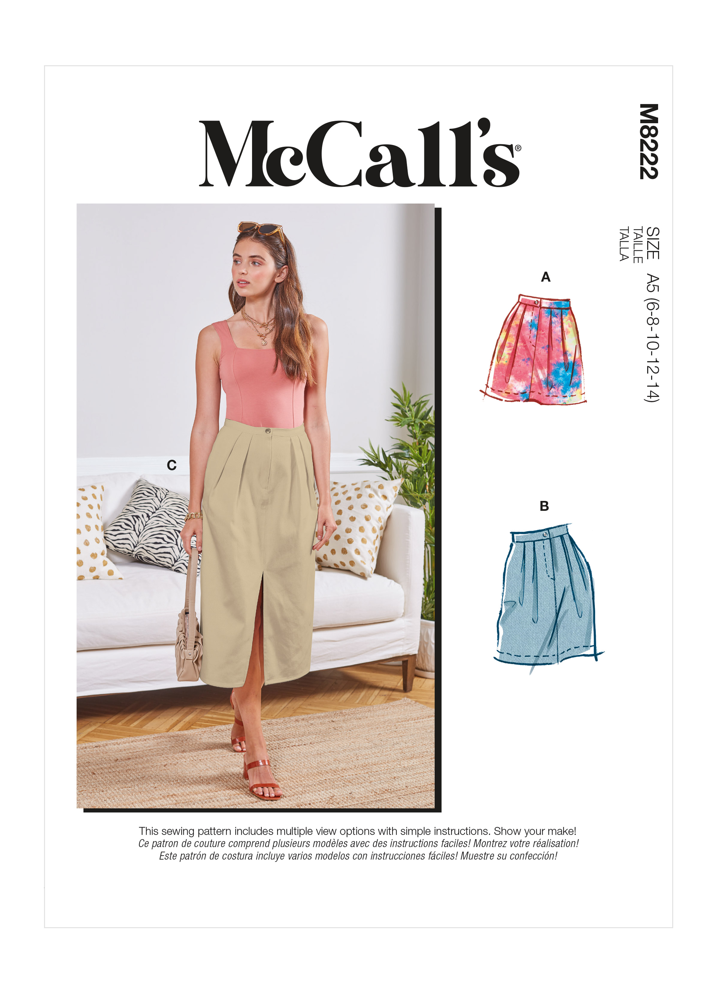 Patron de jupe - McCall's #M8222