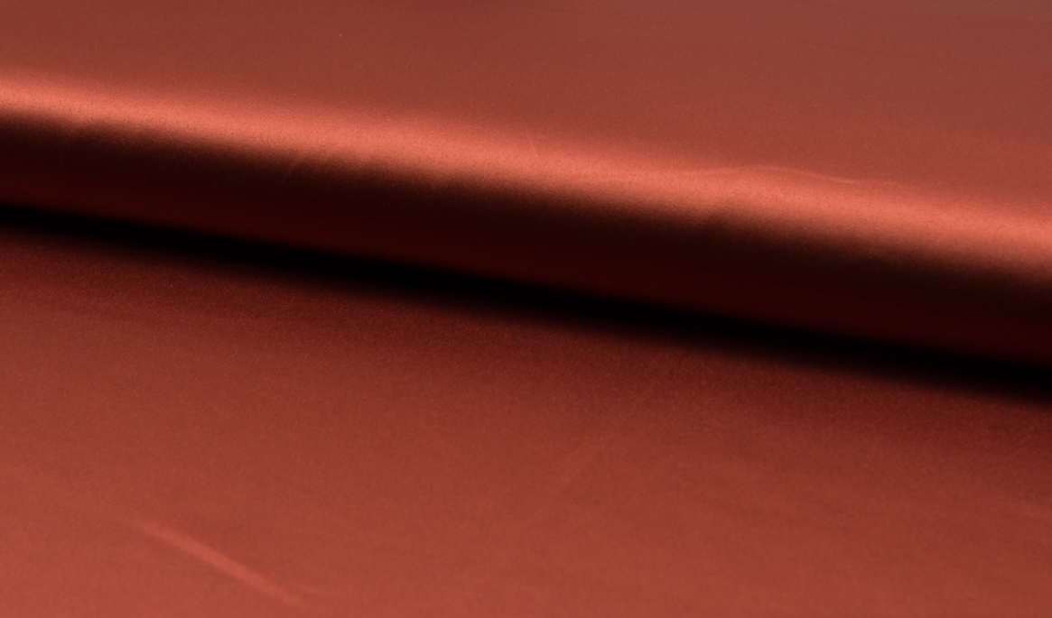 Satin stretch TERRACOTTA