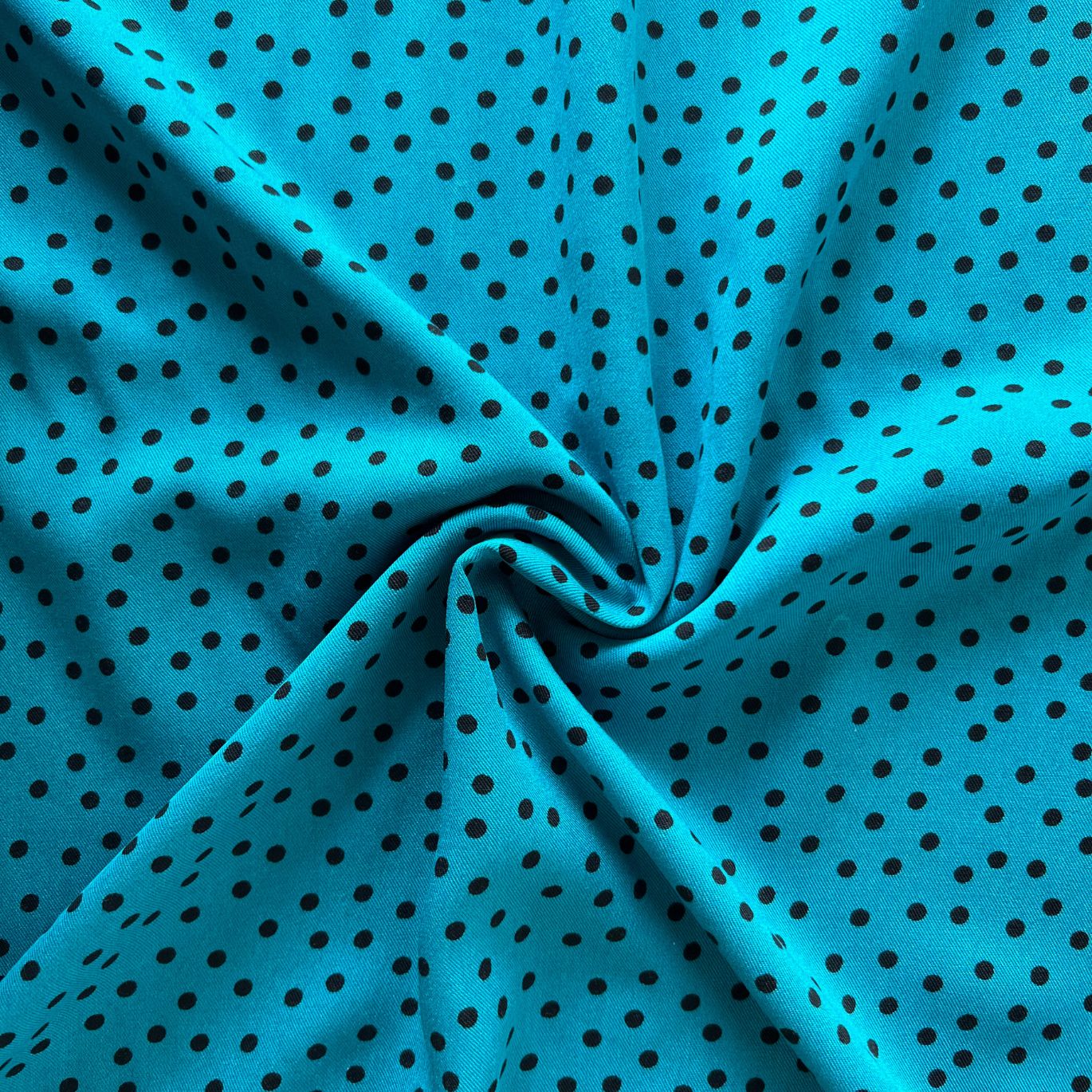 Viscose à petits pois Bleu Pétrole