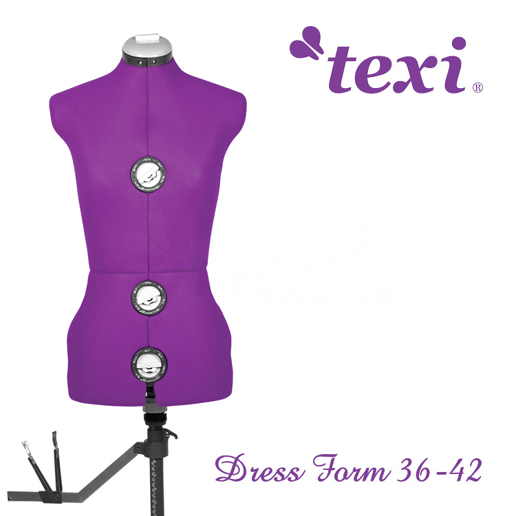 Mannequin de couture TEXI réglable de la taille 36 à 40