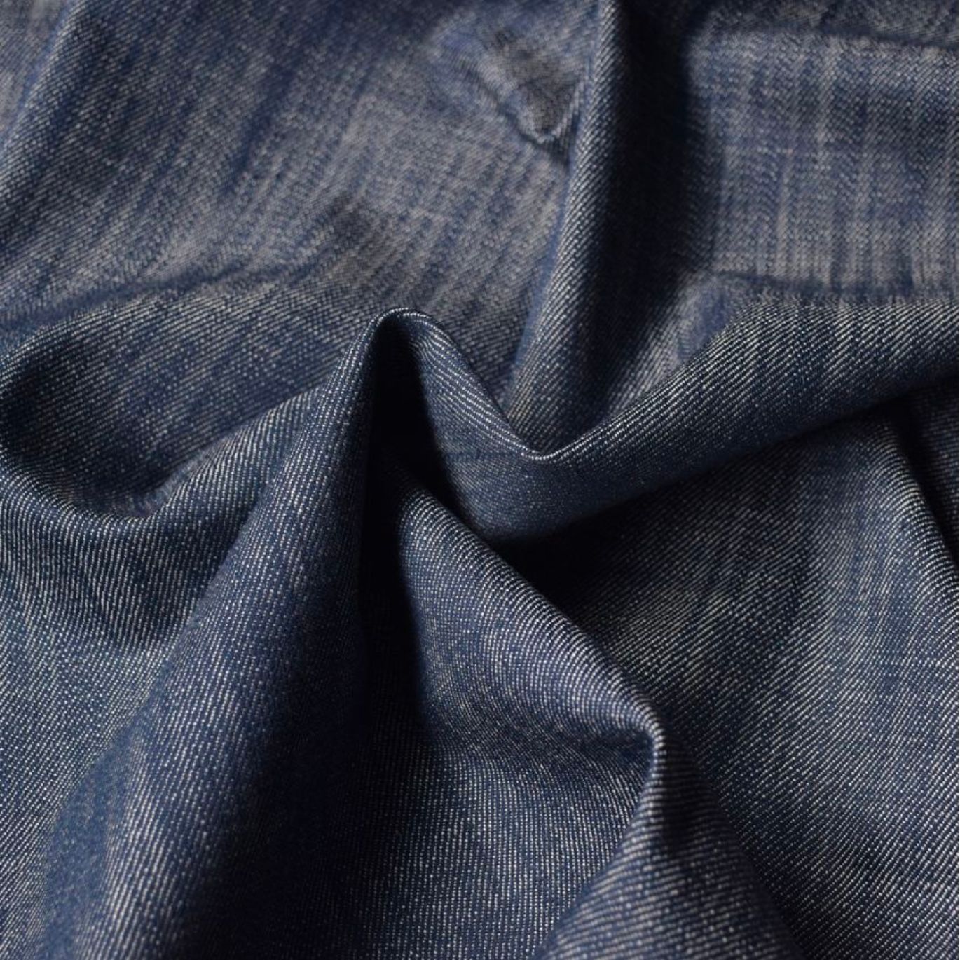 Tissu Jean Souple Navy Blue par Cousette