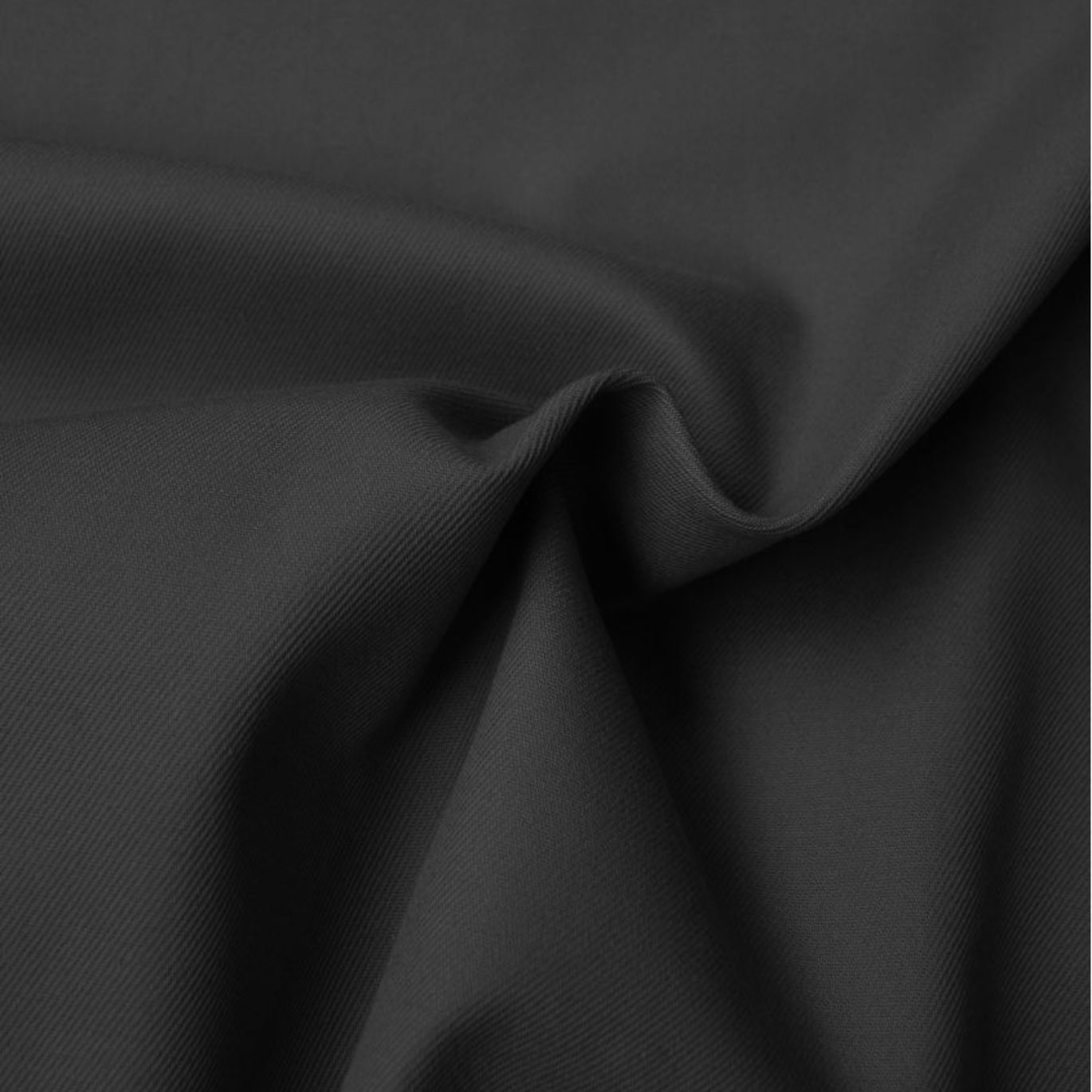 Tissu gabardine Charcoal Black par Cousette