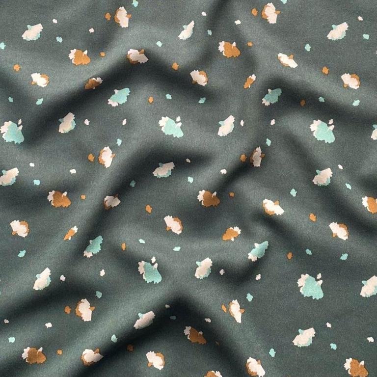 Viscose "Paepae" Vert Balsam
