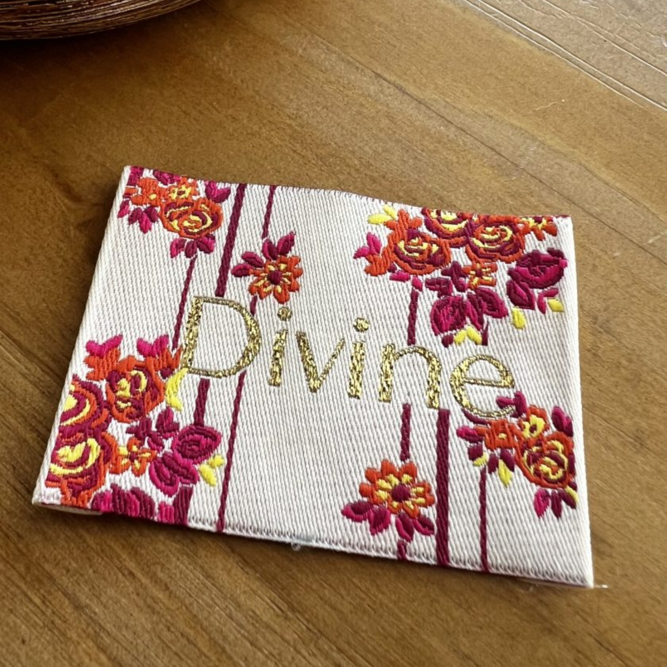 Étiquette "Divine" Magnolia par My Dress Made - Tissée en France